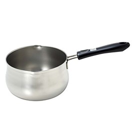 Pearl Metal HB-1049 Days Kitchen Milk Pan, 5.5 inches (14 cm), Urn Shape, With Graduations, Induction Compatible, Stainless Steel