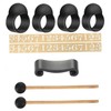 Kisangel Ethereal Drum Finger Sleeves with Mallet for Tongue Drum