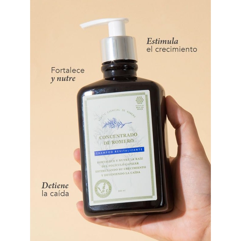 SHAMPOO ANTICAIDA CONCENTRADO DE ROMERO 300ML