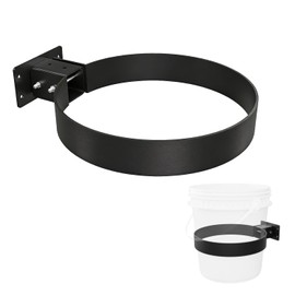 5 Gallon Bucket Holder, Feed Bucket Bracket, Wall-Mounted Installation