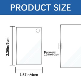 150 PCS Acrylic Keychain Blanks Set - Sublimation Keychain Blanks Bulk for DIY Vinyl Crafting,Luggage Tags, Gift Decorations, Backpack Charms(Rectangular)