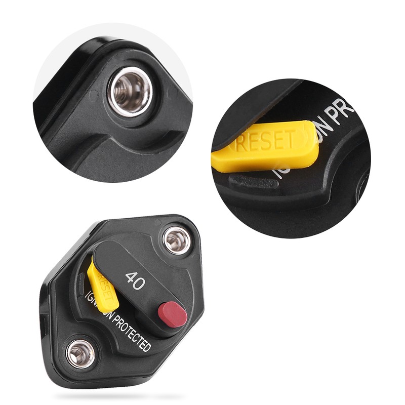 40 Amp Manual Reset Circuit Breaker Switch Car Boat Fuse