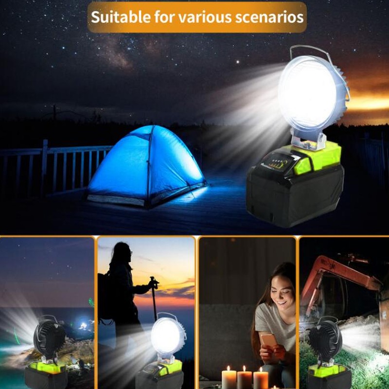 LED Work Light 27W Round Dual Level Adjustable Aluminum Housing