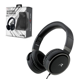 Redlemon Audífonos Alámbricos Tipo Diadema Plegables con Aislamiento de Ruido Externo, Sonido High Definition, Manos Libres, Cable Auxiliar 3.5mm