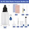 DONQL 26pcs 30ml Dropper Bottle, Empty Squeezable Dropper Bottles, Eye