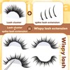 Focipeysa 200D Lash Extensions with Bottom Lash Volume Eyelash Extensions