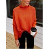 ANRABESS Women's Long Sleeve Turtle Neck Knitted Oversized Pullover Sweater