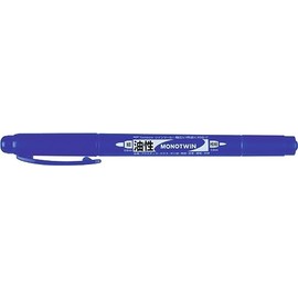 Tombow OS-TME15 MONO Twin Marker with Two Tips Blue