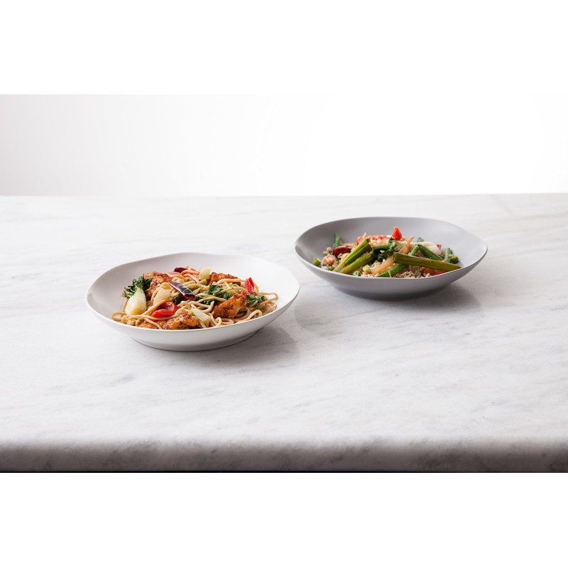 Fortessa Vitraluxe Dinnerware Heirloom Coupe Pasta Bowl, 9-Inch, Set of