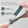 Set 4in1 Gunting Kuku, bag putar Stainless Steel anti-rust, nyaman