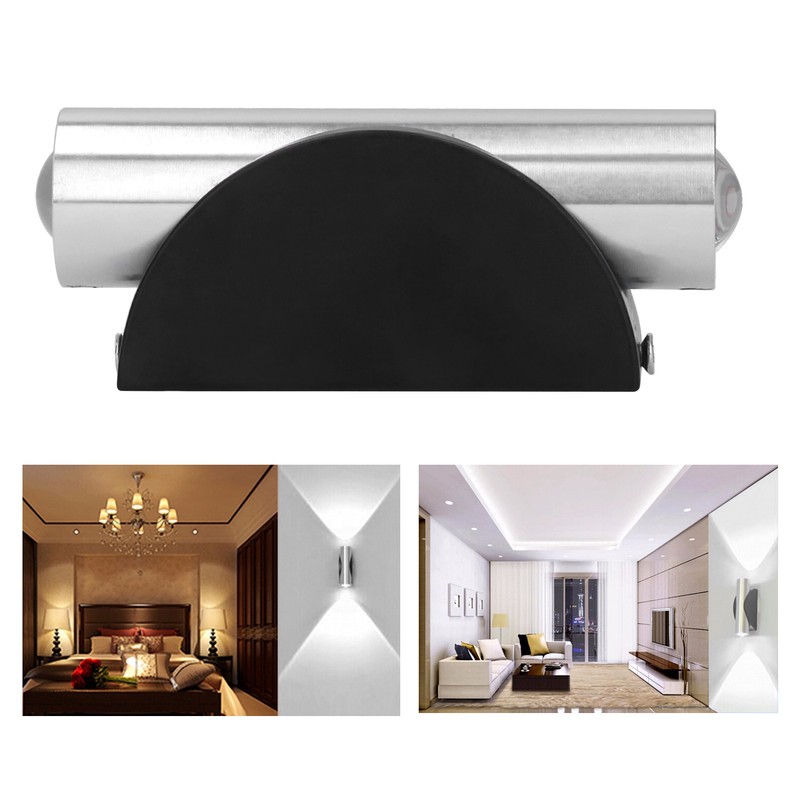 2W Indoor DoubleHeaded LED Wall Lamp Lights for Home Bar