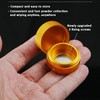 PESSILIN Pool Chalk Holder Round Shaped Practical Tool Billiards Accessories