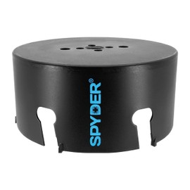 Spyder 5-1/2-Inch Diameter Carbide Tipped Hole Saw, for Fiber Cement Board, Wood, PVC, Plastic, Concrete Block, Ceramic Tile, and More (600050CF)
