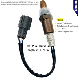 Amrxuts 234-9012 Sensor de relación de combustible de aire Upstream O2 Sensor de oxígeno para Toyota Sienna 2004-2010 3.3L V6 3.5L V6 89467-08040