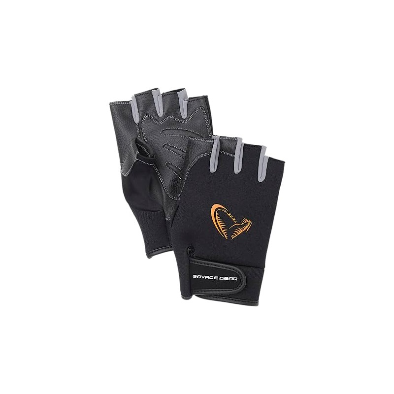 Savage Gear Neoprene Half Finger XL Black