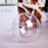 AGM 20pcs Fulfillable Chrismtams Baubles 8cm, Make Your Own Clear