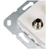 Gira 565103 SAT F Socket Double Gender Changer Fitting Pure