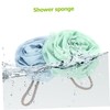 Healeved 2pcs Flower Shape Mesh Sponges for Gentle Exfoliation and