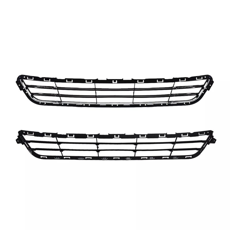 Front Bumper & Upper Lower Grille Replacement For 2013 2014