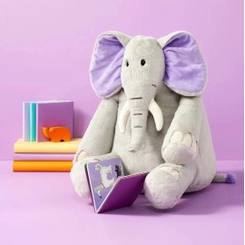 Gigglescape 19'' Elephant Stuffed Animal - Gigglescape Zoo Animal 19.5x21x19