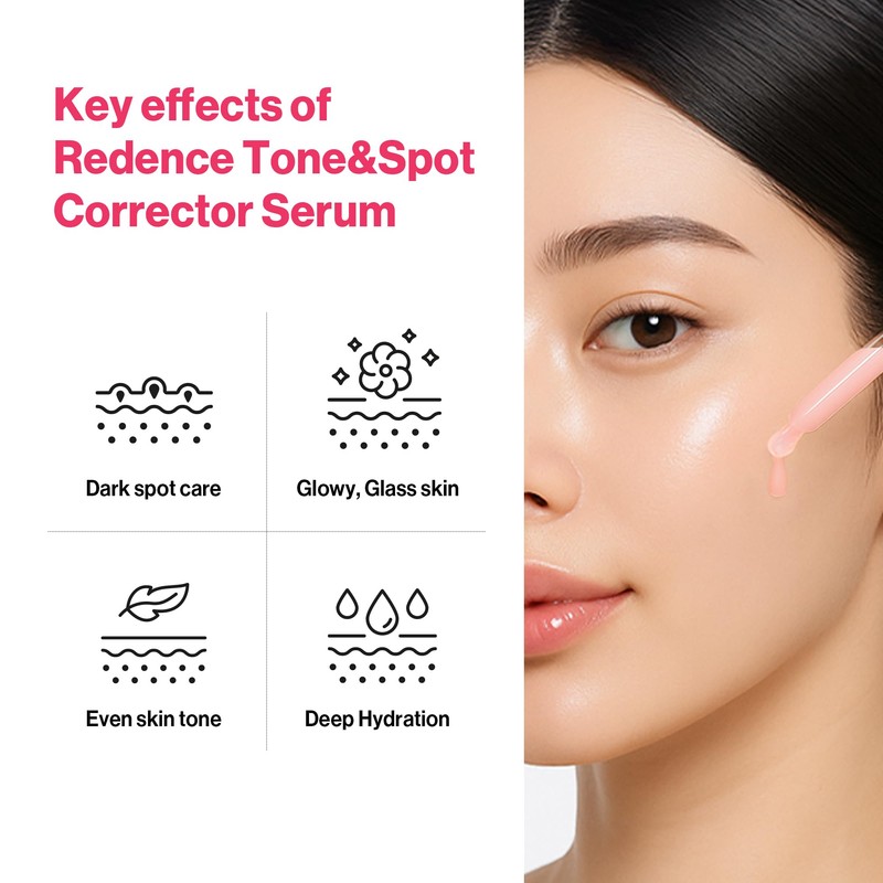 [Redence] 5% Niacinamide & 605,395ppm Natural Vitamin C Tone &