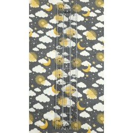 3 Wishes Fabric Stay Wild Moon Child by 3 Wishes Celestial Cotton Flannel Fabric by the Yard