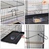Topeakmart Rolling Stackable 2-Pack Finch Rectangle Flight Bird Cages Breeding
