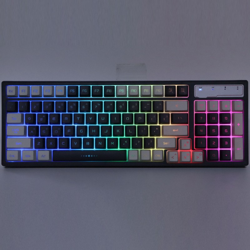 2.4G Wireless Gaming Keyboard 96 Keys Ergonomic Long Standby Time