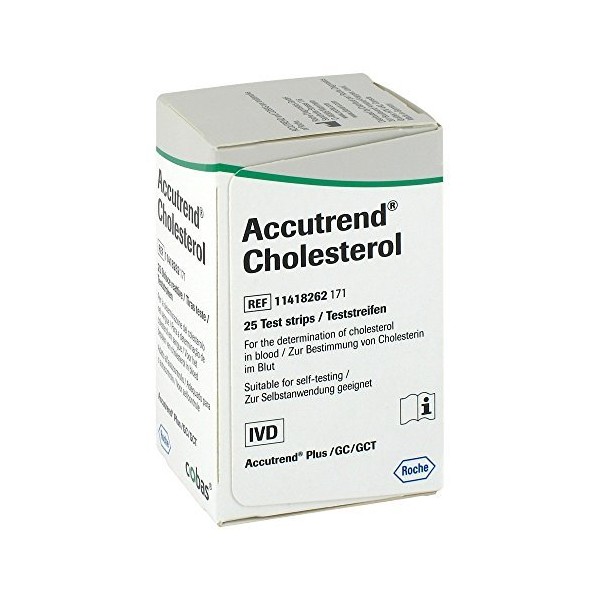 Accutrend Cholesterol Test Strips (x25) by Steroplast