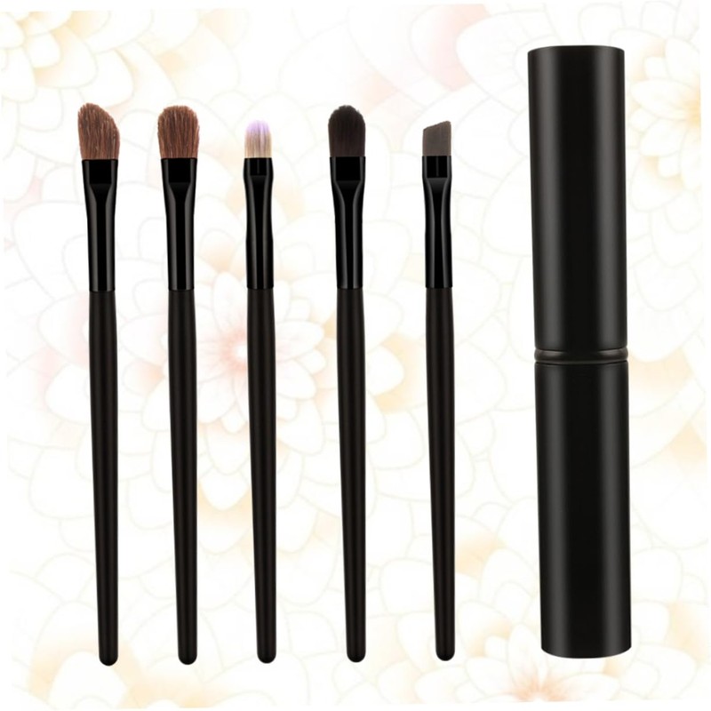 Baluue 2sets Basic Eye Makeup Kit 5-piece Brush Set Eyeliner