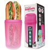 SubSafe Sub Sandwich Plastic Container for Coolers (Hot Pink)