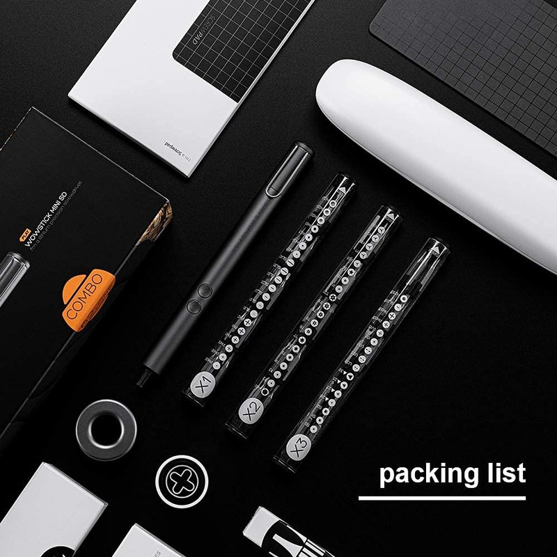 wowstick Mini Electric Screwdriver,3 LED Lights, Electric Screwdriver Cordless Rechargeable