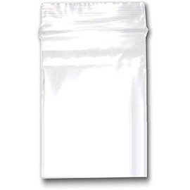 CuteBox Re-Sealable Zip Lock Seal Poly Bags (4" x 6") for Retail, Party Favors, Storage, Organization, Crafts