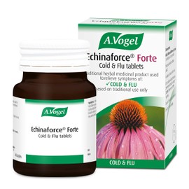 A.Vogel Echinaforce Forte Cold & Flu Tablets 1200mg | Use at First Signs of a Cold | High Strength Echinacea | 40 Tablets