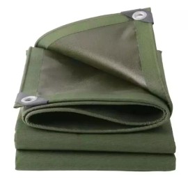 방수포 캔버스 갑빠 화물차 창고 양식장 천막 녹색 시트 [B. 두꺼운 군용 녹색] Waterproof Canvas Tarpaulin Truck Warehouse Aquaculture Tent Green Sheet [B. Thick Military Green]