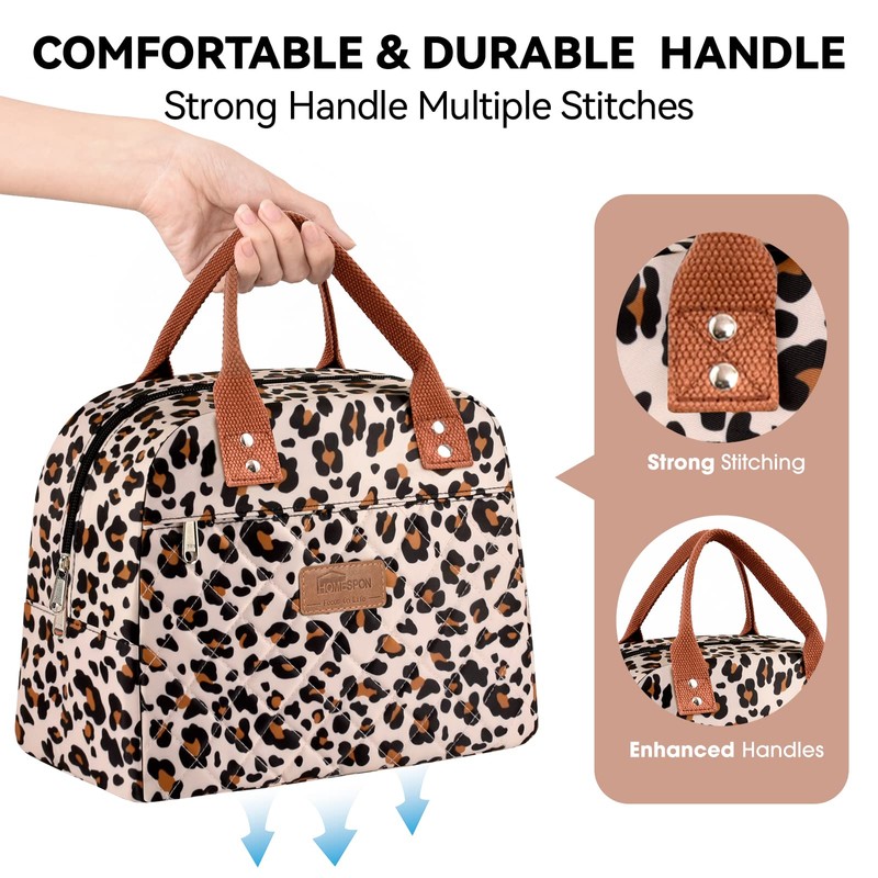 HOMESPON Insulated Lunch Bag for Women Men Adults Lunch Tote