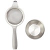 Sunnex 11109 S/ST Tea Strainer and Bowl, 2" Wide x