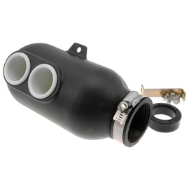 Airbox Air Filter Box Moto Racing, 28/35/50 mm Connection Range, Black