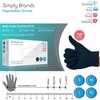 Black medical grade Nitrile gloves - Strong, Multi-Purpose, Powder Free