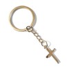 Dreambase Key Ring Cross, antique silver