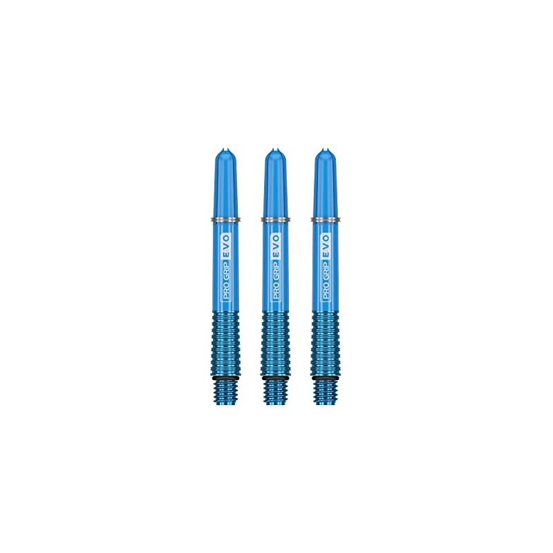 Target Darts Blue Pro Grip Evo Aluminium Dart Shafts Interim