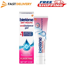 Biotène Biotene Oral Balance Moisturizing Gel, Alcohol Free Gel and Dry Mouth Gel,1.5 Oz
