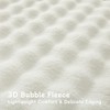 Topfinel Cuddly Blanket 130 x 150 cm White Bubble Blanket