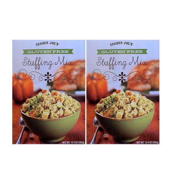 Trader Joe's Gluten Free Stuffing Mix, 12.4 Ounce (Pack of 2)