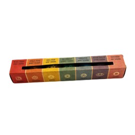 LivuX Premium 7 Chakra Smudge Balls - Handmade Incense Balls with Selected Ingredients for Each Chakra, Approx. 58 g, for Energetic Balance and Healing 1190