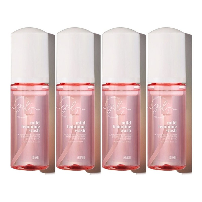 Ten Zero Inner Cleanser Mild Feminine Wash 150ml 4pcs Bath
