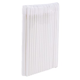 P-Beauty Cosmetic Accessories Microfibre Lip Brush Suitable for Eyelash Extension, Disposable Lip Brush, Cosmetic Lip Brush, Lint-Free Brush, Lipbrush, White, 50 - 500 Pieces (50)