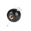 Ball Knob Round Black Bakelite Shift Ball with M12 Female