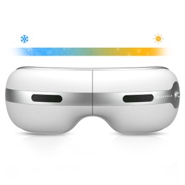 Aspria Eye Massager with Dual Hot and Cold Therapy, Vibration, Air Compression Massage, Bluetooth Music, for Damaged/Dry Eyes, Eye Mask for Women, Men, Friends, Family