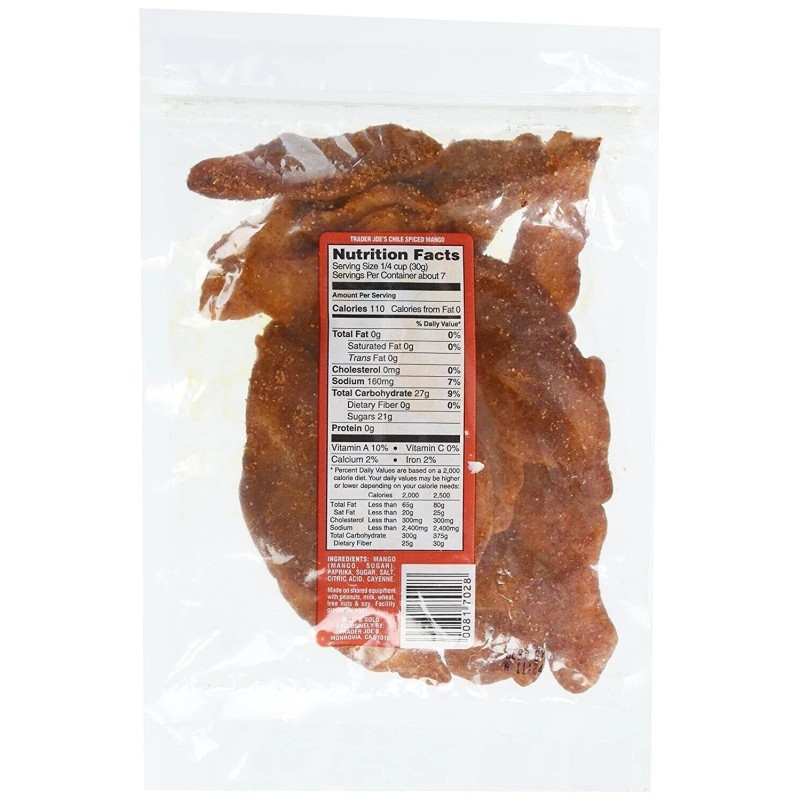Trader Joe's 4 Packs Trader Joe's Chile Spiced Mango Dried